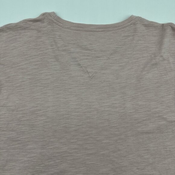 MerSea Women’s One Size Pink Half Sleeve Peplum Slub Tee Top Ruffle Hem Blouse - Picture 9 of 9